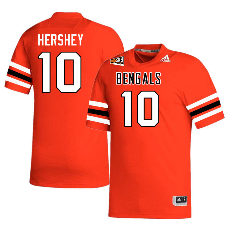 Men #10 Ian Hershey Idaho State Bengals 2023 College Football Jerseys Stitched-Orange